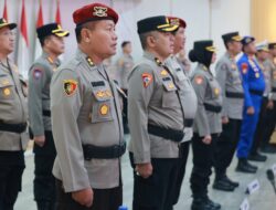 Polda Jawa Timur Ikuti Upacara Pemuliaan Nilai – nilai Luhur Tribrata Sambut Hari Bhayangkara ke -79