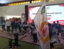 Kasdim 0825/Banyuwangi Hadiri Pemberangkatan Kontingen Proprov IX Jatim 2025 dengan Semangat PRODUKTIF