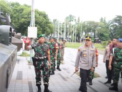 Jelang Kunjungan Wakil Presiden RI Gibran Rakabuming Raka, TNI-Polri Gelar Apel Pengamanan VVIP