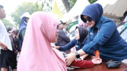 Ratusan Warga Manfaatkan Layanan Kesehatan Gratis Polda Jatim di CFD Hari Bhayangkara ke -79