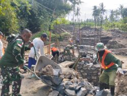 Pra TMMD 125 Kodim Banyuwangi Berlangsung PRODUKTIF, Semangat Bangun Jembatan Demi Kemajuan Desa
