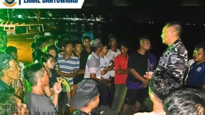 Lanal Banyuwangi Cegah Konflik Antar Nelayan, Amankan Enam Kapal Bolga di Paiton