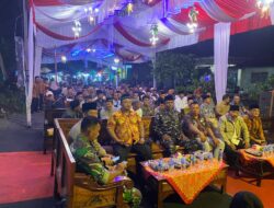 Koramil 0825/11 Pesanggaran Dukung Pengamanan Pagelaran Wayang Kulit Bersih Desa Kandangan