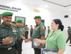 Kodim 0825/Banyuwangi Gelar Pelepasan Anggota Pindah Satuan, Suasana Haru Iringi Perpisahan Koptu Eko Cahyono ke Kodim 0809/522 Kediri