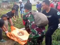 Warga Selogiri Temukan Jenazah di Parit Sawah, Babinsa Ketapang Bantu Evakuasi