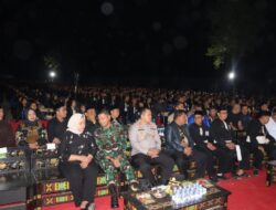 Pengesahan PSHT Berjalan Kondusif, Kapolres Nganjuk Apresiasi Pesilat dan Personel Pengamanan
