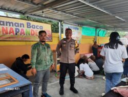 Dedikasi Humanis, Bripka Reply Bangun Taman Baca dari Lahan Sampah di Palu