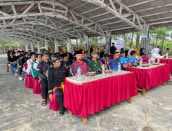 Danramil 0825/17 Muncar Kapten Sabar Wiyono Hadir Jaga Sinergi dan Budaya Local Acara Gebyar Suro di Wisata Pantai Gumuk Kantong