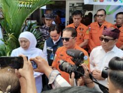 Danramil Kalipuro Dampingi Kunjungan Kerja Gubernur Jatim ke Posko Basarnas Penanganan Korban KMP Tunu Pratama Jaya