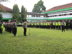 Kolaborasi Polisi dan TNI Amankan Pengesahan Warga Baru Perguruan Silat di Blitar