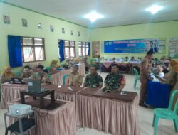 Babinsa Koramil 0825/20 Songgon Produktif Hadiri Zoom Meeting Pemeriksaan Kesehatan Gratis Anak Sekolah