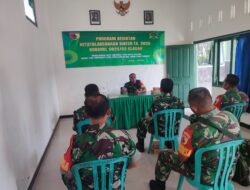 Koramil 0825/03 Glagah Gelar Kegiatan Ketatalaksanaan Binter, Dipimpin Langsung oleh Danramil