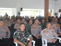 Kasdim 0825/Banyuwangi Hadiri Rapat Koordinasi Bantuan Pangan bersama Bulog
