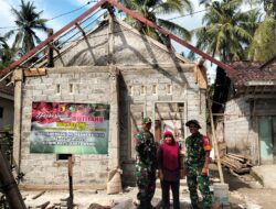 Ibu Sulami Terharu, Rumahnya Direnovasi Lewat Program Rutilahu Pra-TMMD Kodim Banyuwangi