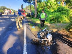 Motor Terbakar di Kedayunan, Diduga Akibat Korsleting Listrik