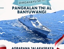 Pimred Actanews.id Ucapkan Selamat HUT ke-54 untuk Lanal Banyuwangi