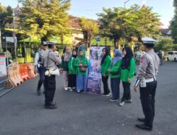 Satlantas Polres Bondowoso Sosialisasikan Tertib Lalu Lintas di CFD