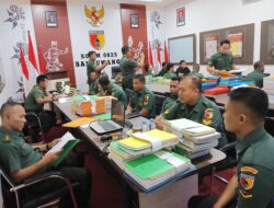 Tingkatkan Transparansi dan Kinerja, Kodim 0825/Banyuwangi Jalani Pemeriksaan Tim Itdam V/Brawijaya