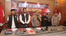 Polres Pasuruan Berhasil Ungkap Misteri Jenazah di Sungai Purwosari 3 Tersangka Diamankan