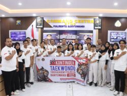Kontingen Taekwondo Polresta Banyuwangi Siap Berlaga di Kapolri Cup 6