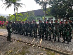 Semangat Pagi TMMD 125: Kodim 0825/Banyuwangi Awali Kegiatan dengan Apel dan Doa Bersama