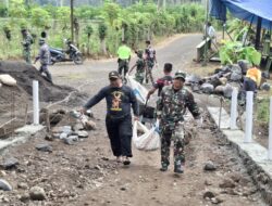 Berat Sama Dipikul, Ringan Sama Dijinjing: TMMD ke-125 Kodim 0825/Banyuwangi Tunjukkan Semangat Gotong Royong TNI dan Rakyat