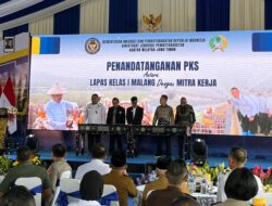 Kalapas Banyuwangi Dukung Ketahanan Pangan, Ikuti Kunker Menkumham ke SAE Lapas Malang