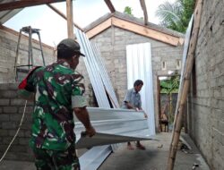 Kapten Inf Sumitro Tinjau Progres Rutilahu TMMD ke-125 di Desa Kesilir