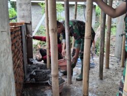 Gotong Royong di Siliragung: Babinsa dan Satgas TMMD Percepat Pengeboran Sumur untuk Warga