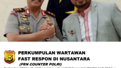 PW-FRN Siapkan Penghargaan untuk Wartawan Aktif dan Loyal Liput Polri