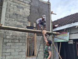 Satgas TMMD Kodim 0825/Banyuwangi Bangun Rumah Warga Tak Layak Huni di Siliragung