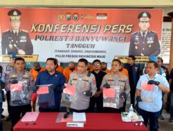 Polresta Banyuwangi Bongkar Sindikat Curanmor, Amankan 6 Tersangka dan 10 Motor