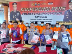 Polresta Banyuwangi Ungkap 8 Kasus Narkoba Sepanjang Agustus, Amankan 4,4 Kg Sabu dan Ribuan Ekstasi