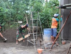 Satgas TMMD Kodim 0825/Banyuwangi Percepat Pembangunan RUTILAHU di Siliragung