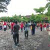 Koramil Purwoharjo Ikuti Senam Bersama Forkopimka untuk Jalin Sinergi Lintas Instansi