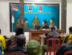 Sosialisasi TMMD ke-125, Babinsa Kesilir Ajak Warga Gotong Royong Bangun Irigasi