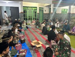 Sinergi TNI dan Warga: Satgas TMMD Banyuwangi Ikut Doa Bersama Haul H. Mufid Siliragung