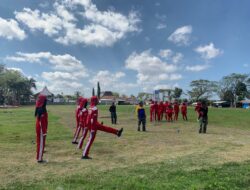 Latihan Intensif Paskibra Kecamatan Pesanggaran Dipusatkan di Lapangan Sumbermulyo