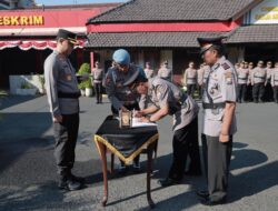 Kapolres Jember Pimpin Sertijab dan Pengukuhan Pejabat Baru
