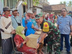 Tim Wasev TMMD ke-125 Gelar Bakti Sosial di Siliragung, Banyuwangi