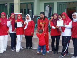 Anggota Koramil 0825/03 Glagah Dan Persit KCK Ranting 4 Gelar Lomba Meriah Sambut HUT RI ke-80