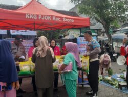 Kolaborasi Polisi dan Bulog Gelontorkan 108 Ton Beras Murah di Banyuwangi