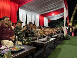 Danramil Banyuwangi Kota Hadiri Festival Lampion Peringati Hari Pramuka dan Sambut HUT RI ke-80