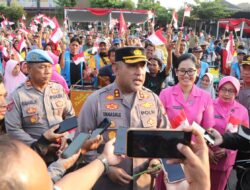 Sambut HUT ke-80 RI, Polres Tuban Bagikan 300 Sak Beras Gratis untuk Warga Kurang Mampu