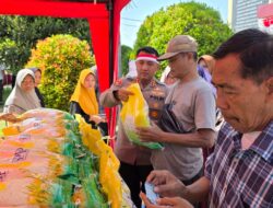 Polres Probolinggo Gelar Gerakan Pangan Murah, Masyarakat Sumringah