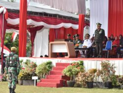 Satgas TMMD 125 Ikuti Upacara HUT RI ke-80 di Lapangan Siliragung