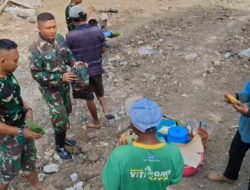 Satgas TMMD ke-125 Kodim 0825/Banyuwangi Tampilkan Sikap Humanis Bersama Warga