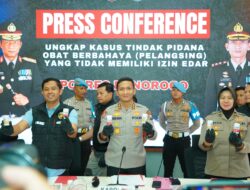 Polres Ponorogo Ungkap Produksi Obat Ilegal, Ribuan Botol Diamankan