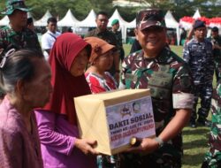 Bakti Sosial Warnai Penutupan TMMD ke-125 Kodim 0825 Banyuwangi