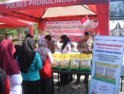 Polres Probolinggo Bersama Bulog Gelar Pasar Murah, Siapkan 44 Ton Beras di Hari Juang Polri